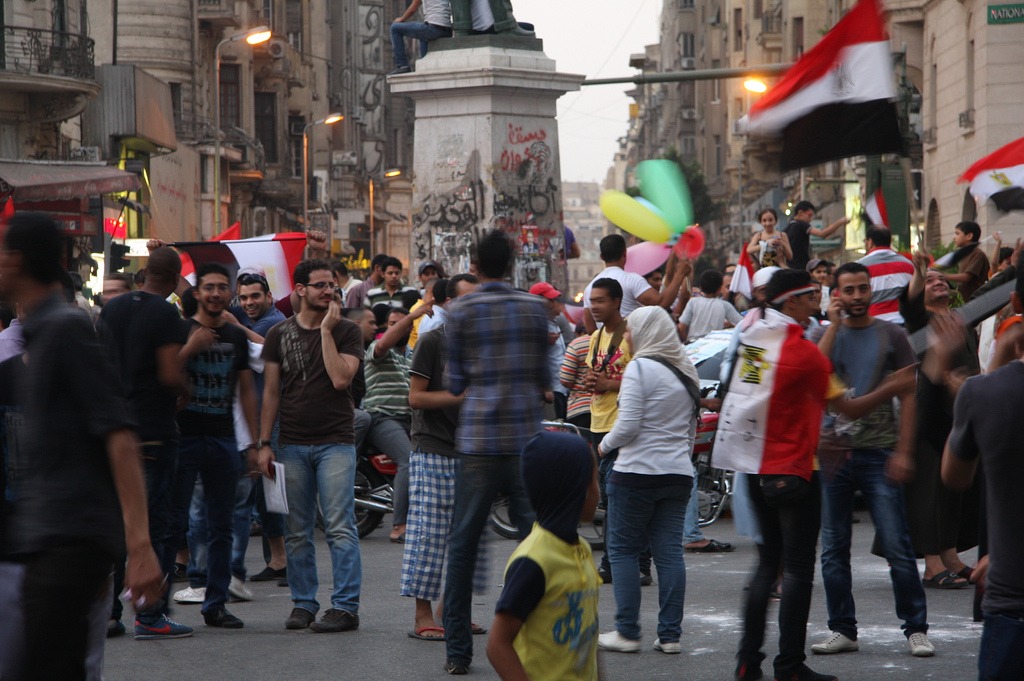 Talaat Harb Square, 2012 (Credit: Mohammad Aboelkhier)