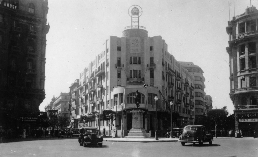Soliman Pasha Square, 1941 (Credit: Trish Worth)