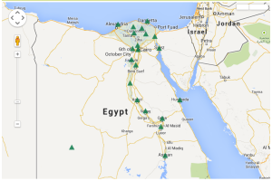 Where Injaz works in Egypt