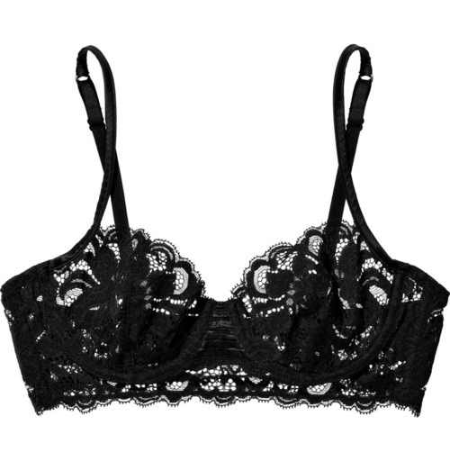 black on bra