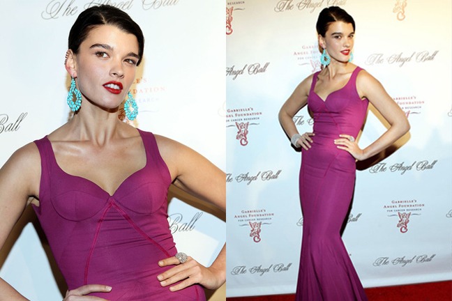 "Plus-size" model Crystal Renn