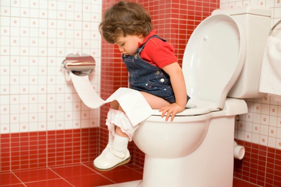 Potty training.