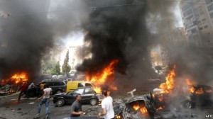 Violence has escalated on Beirut's streets as a result of Hezbollah's involvement in the Syrian conflict.