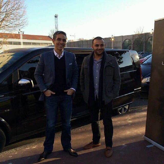 Ramy (r) with PayPal's.