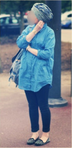 How does a tunic and leggings - pretty much a uniform for most hijabi girls - qualify as pushing the envelope of street style?