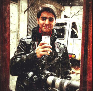 A selfie of Molhem Barakat that he posted on his Facebook page.