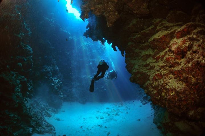 Explore the canyons and caves of Egypt's Red Sea.