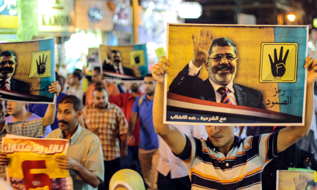 Supporters of ousted Egyptian President Mohammed Morsi