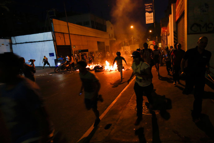 Violence erupts in Venezuela