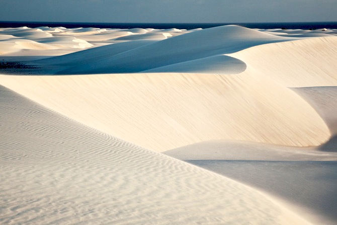 White sand dunes, Socotra Island, Yemen (Via)
