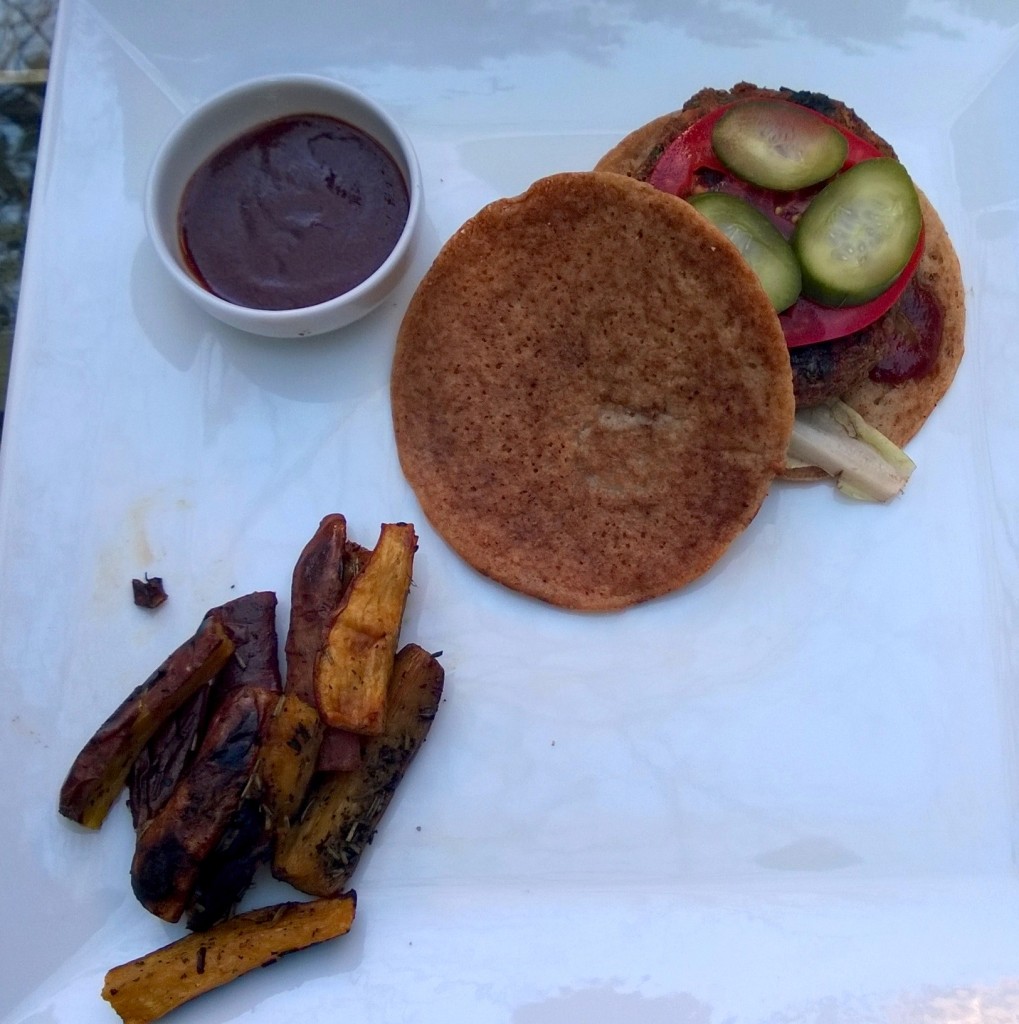 Lentil & Mushroom Burger