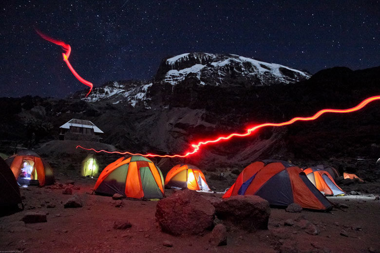 Mount Kilimanjaro at Night (Trevor Booth/National Geographic Traveler Photo Contest)