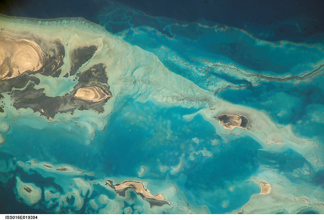 A view of Al Wajd from the International Space Station