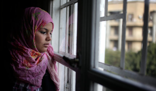 Samira Ibrahim is an Egyptian girl who filed a case in Dec. 2011 against “virginity tests” by soldiers. (Ed Ou/New York Times)