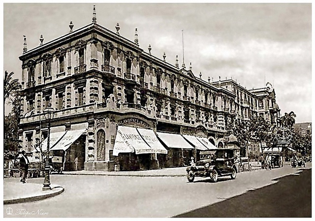 The Shepheard Hotel on the Corniche in the 1920's