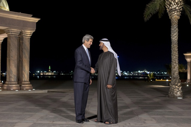 US Secretary of State John Kerry in Abu Dhabi