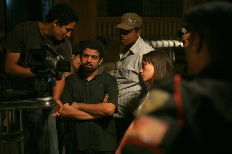 Director Ahmad Abdalla on the set of his debut film 'Heliopolis'.