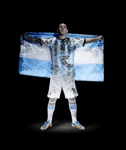 lionel Messi Aregentina Flag
