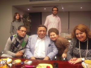 Mohamed Fakharany behind the scenes of .