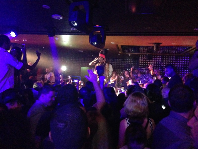 Kid Ink performing in Abu Dhabi.