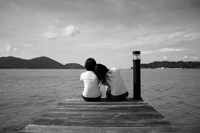 a shoulder to cry on