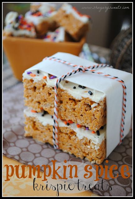 pmpkin rice krispie