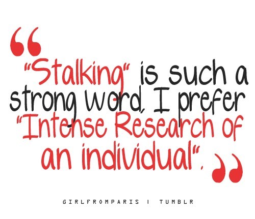 stalking