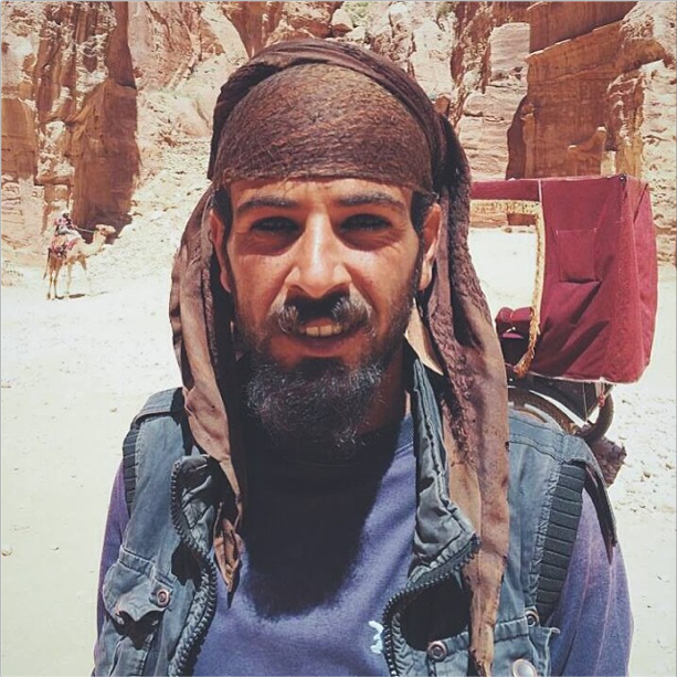 "Those "Jack Sparrow" look alike run the show over there, he was nice enough to pose #SpammingYouFromJordan" (Via)