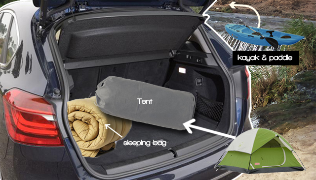 The BMW 2 Series Active Tourer boasts exceptional cargo space, combining style with functionality.