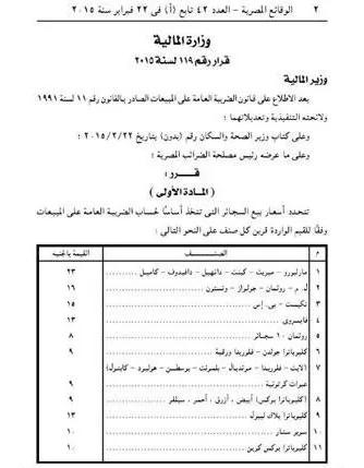 how much are cigarettes in egypt in pounds Here Are Egypt's New Cigarette Prices