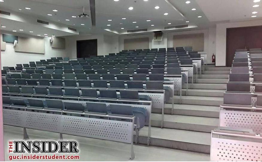 The first day of GUC midterms, Mar. 14, 2015, saw empty classrooms due to the students' boycott.
