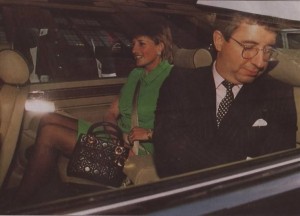 Patrick Jephson, right, former Chief of Staff to Princess Diana