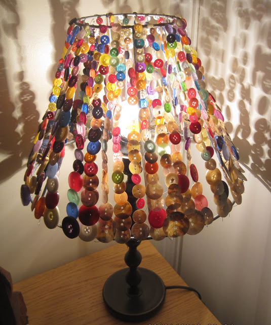 Button lampshade 3
