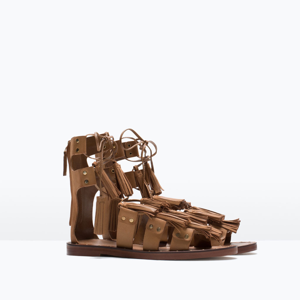 Sandals at Zara