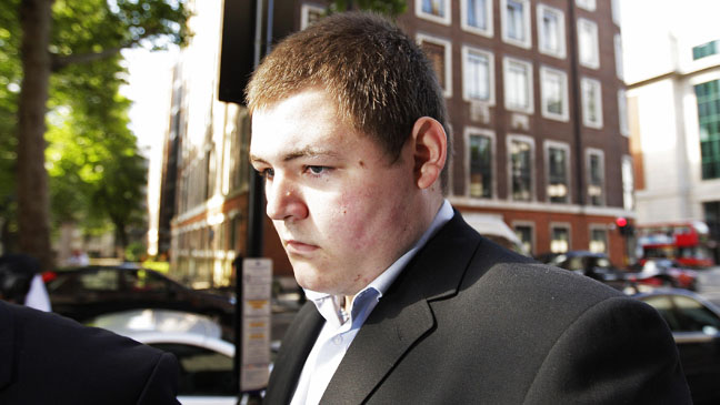 British actor Jamie Waylett arrives at Westminster Magistrates court in central London, on July 16, 2009. Waylett, 19, who played the charachter 'Vincent Crabbe' in all of the Harry Potter films, is charged with growing 10 cannabis plants. AFP PHOTO/Shaun Curry (Photo credit should read SHAUN CURRY/AFP/Getty Images)