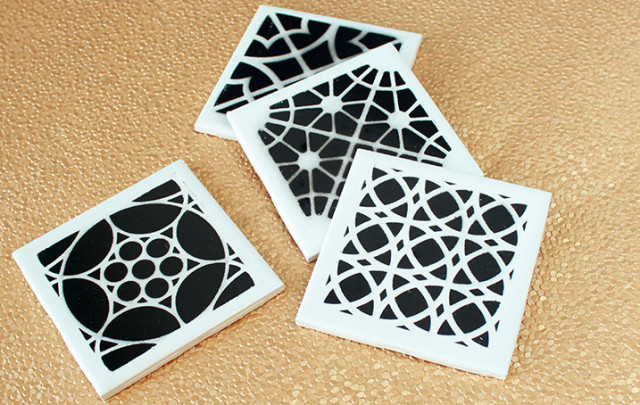 Moroccan-Tile-Coasters_Black-1