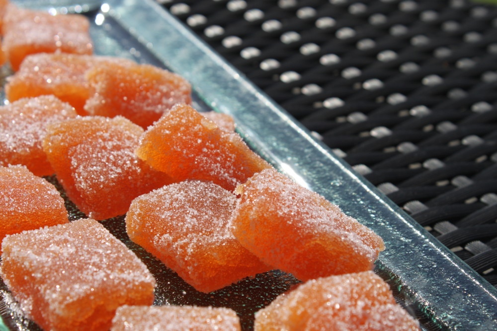 peach gelee candy