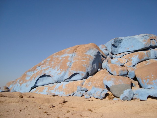Blue desert
