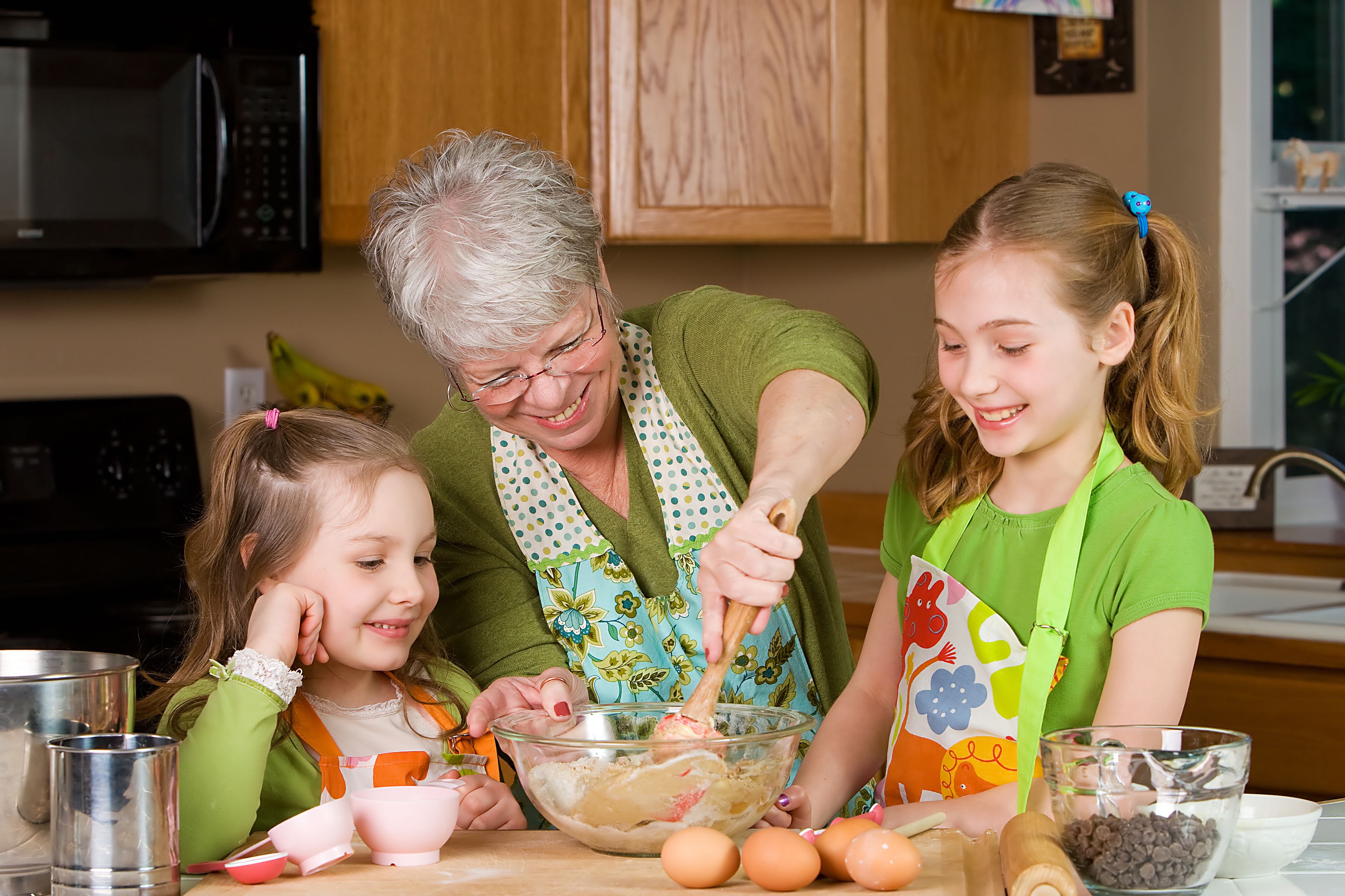 family fun in the kitchen