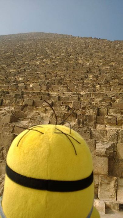 At the Great Pyramids of Giza