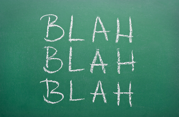 blah-blah-blah