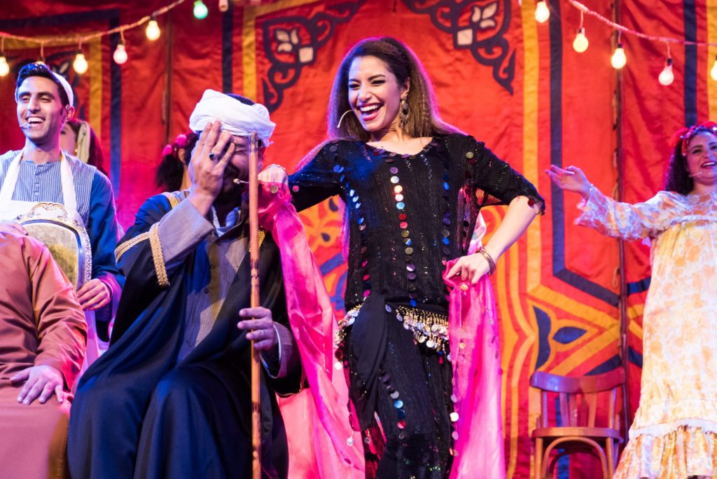 Nesma Mahgoud and Mostafa 'Safy' Rashad in 'Leila Kebira,' Feb. 2016