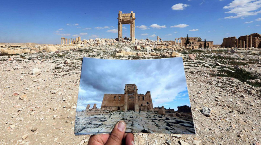 Heartbreaking Before-and-After Photos of Palmyra’s Monuments Destroyed by ISIS