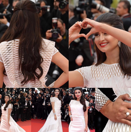 Ola Al Fares on the carpet of Steven Spielberg’s The BFG (@olaalfares/Instagram)