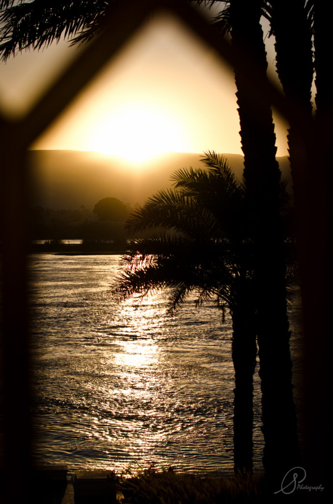 Sunset over the Nile in Luxor