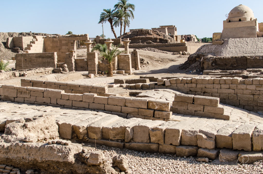 Temple ruins in Luxor