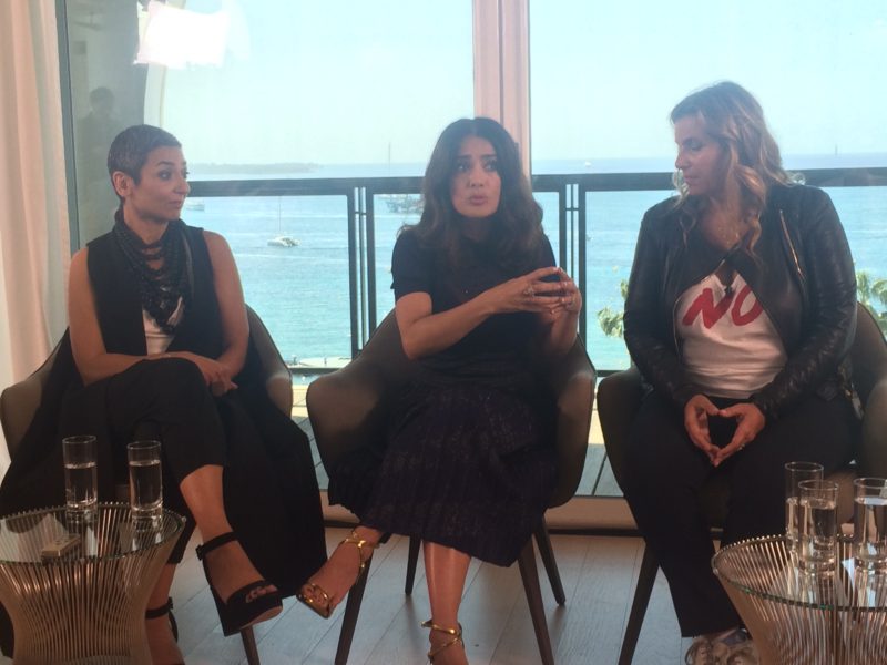 Salma Hayek at "Women in Motion" talk in Cannes 2016 (Anicee Gohar/Scoop Empire)