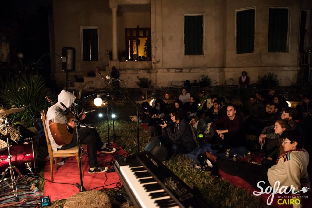 Sofar Soungs gig in Maadi (Sallie Pisch for Sofar Cairo)