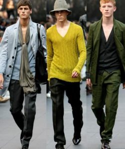 A model walks the runway during Burberry Prorsum fashion show as part of Milan Fashion Week Spring/Summer 2009 on June 21, 2008 in Milan, Italy.