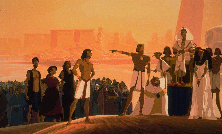 Screencap from the 1998 film “The Prince of Egypt” by DreamWorks Pictures.